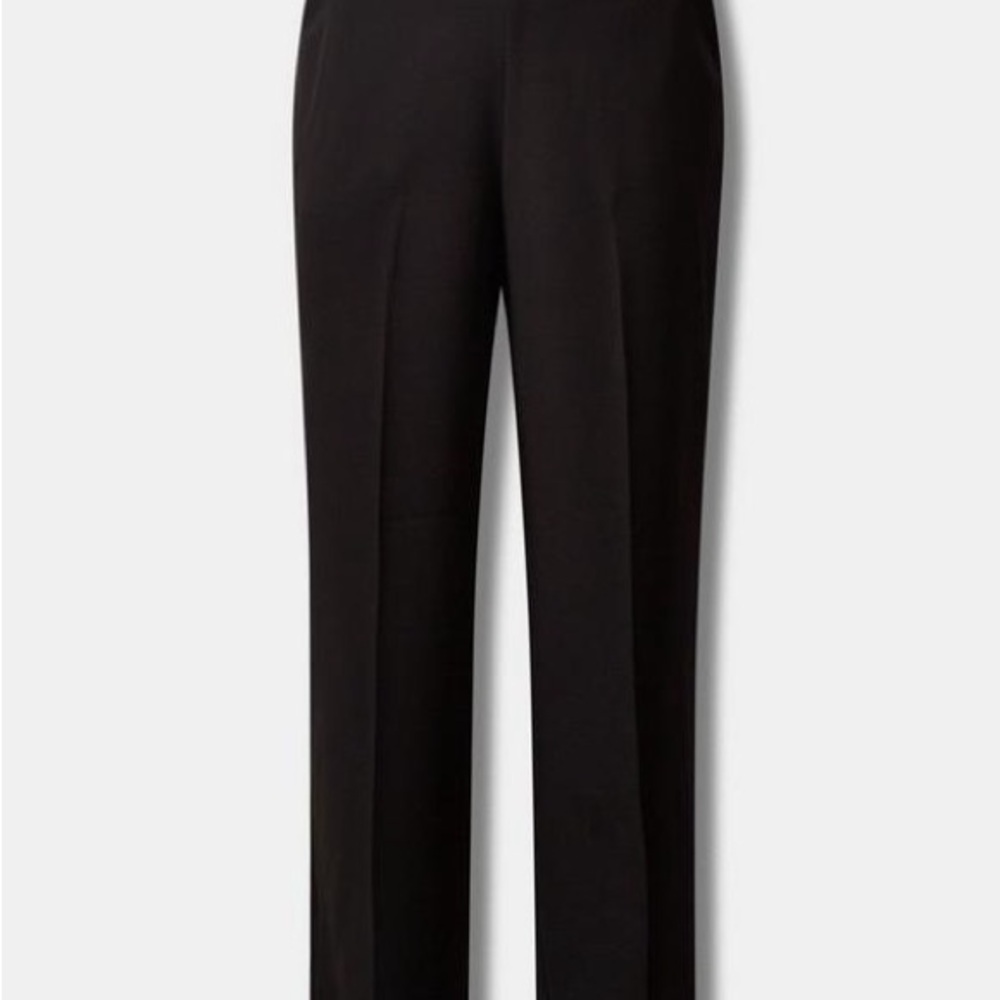Torrid Pull-On Wide Leg Studio Refined Crepe High-Rise Pant